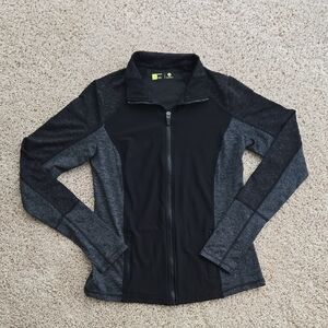 Xersion Charcoal and Black Athletic Top
